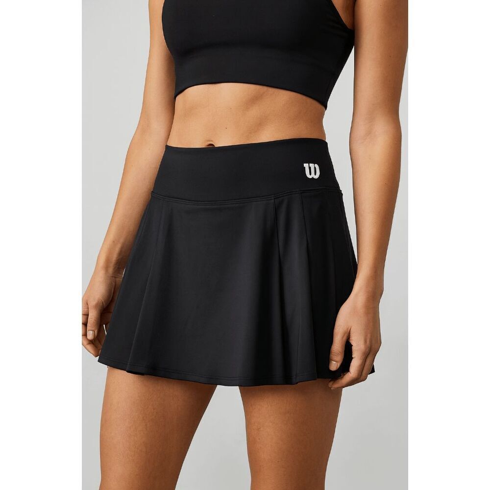 Wilson Girls' Pleated Skort Black Size L